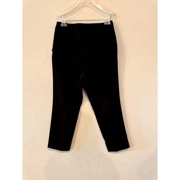 Ann Taylor Factory Women's Size 8 Straight Leg Fit Ankle Length Pants Black - Picture 3 of 3